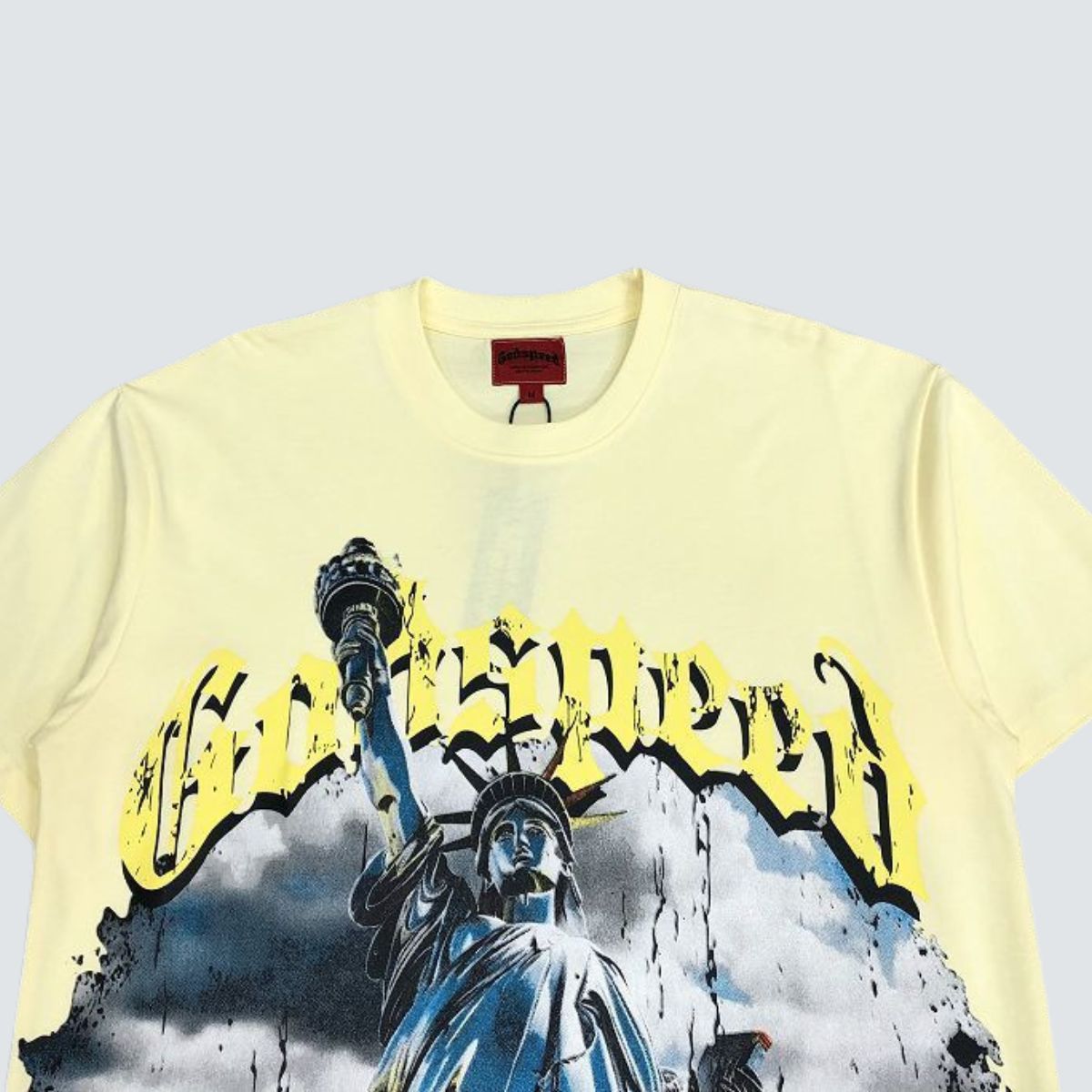 Camiseta Godspeed Statue Of Liberty White