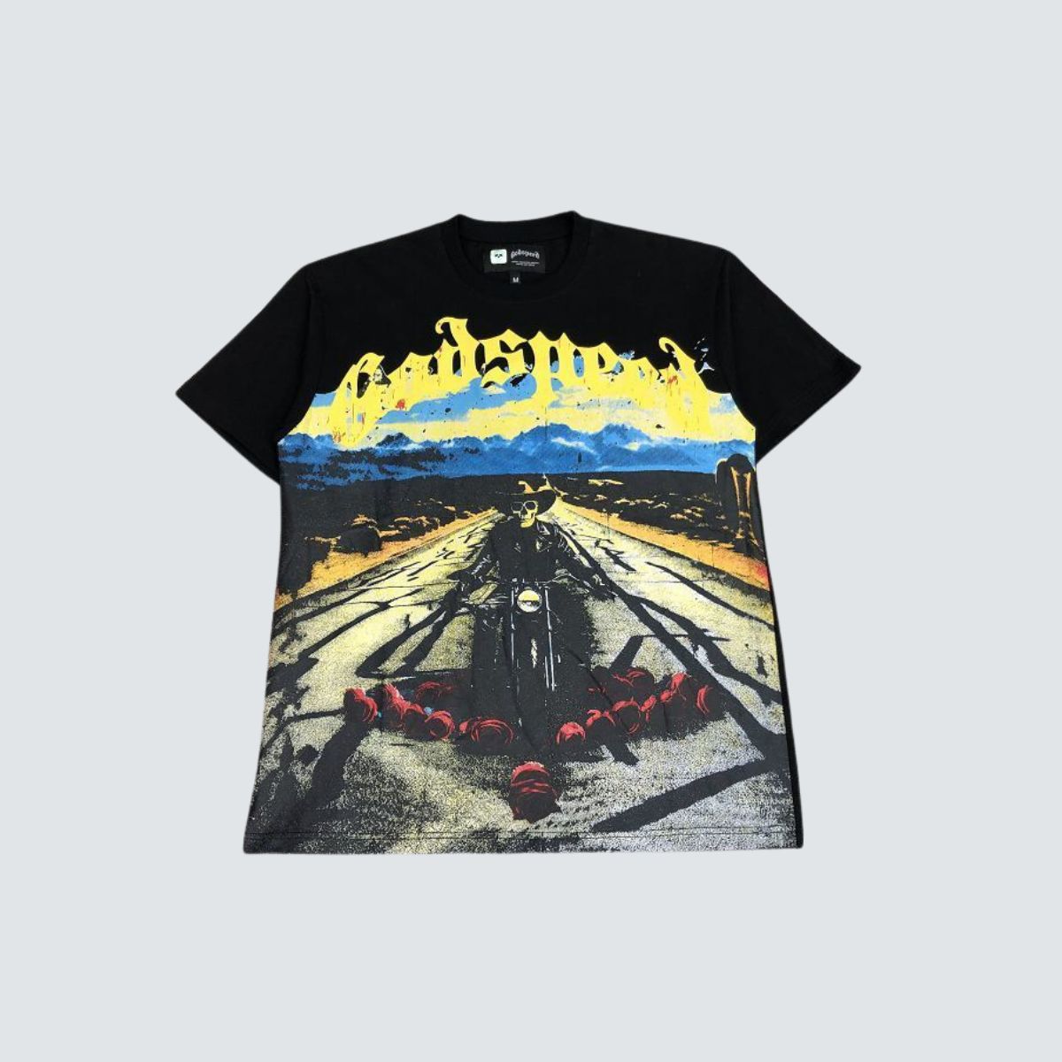 Camiseta Godspeed Roses Black