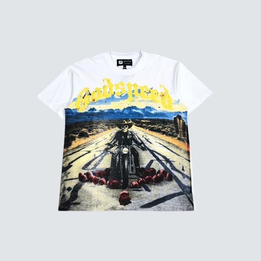 Camiseta Godspeed Roses White