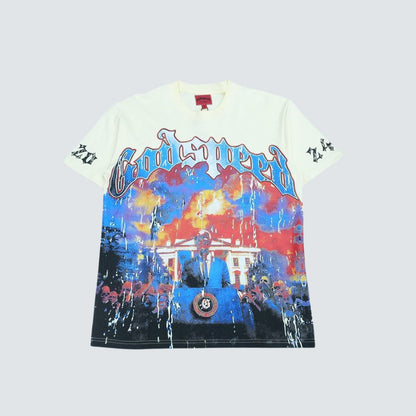 Camiseta Godspeed President White
