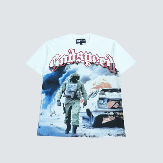 Camiseta Godspeed Survival White