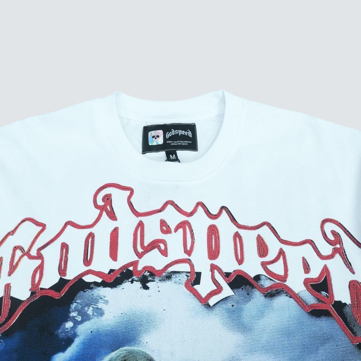 Camiseta Godspeed Survival White