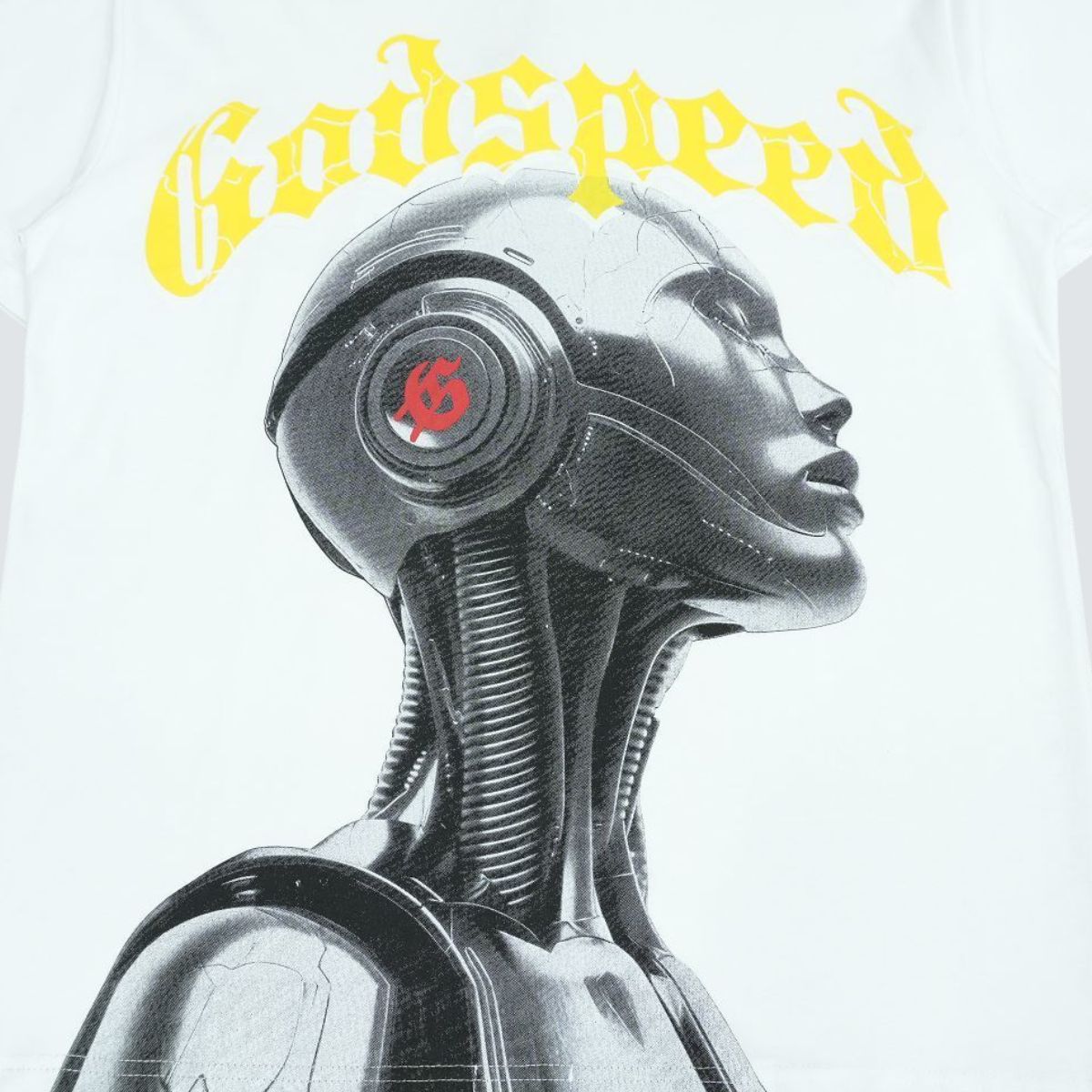 Camiseta Godspeed Robots White