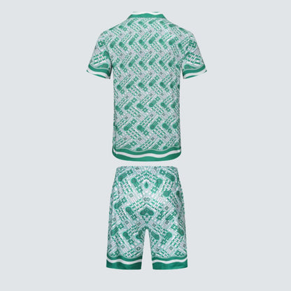 Conjunto Casa Blanca Florest Green