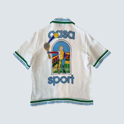 Conjunto Casa Blanca White And Green Blue