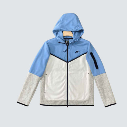 Conjunto Nike Tech Fleece Blue And White