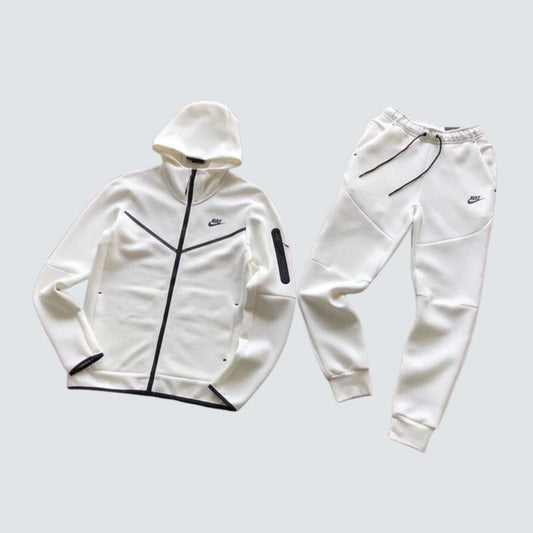 Conjunto Nike Tech Fleece White