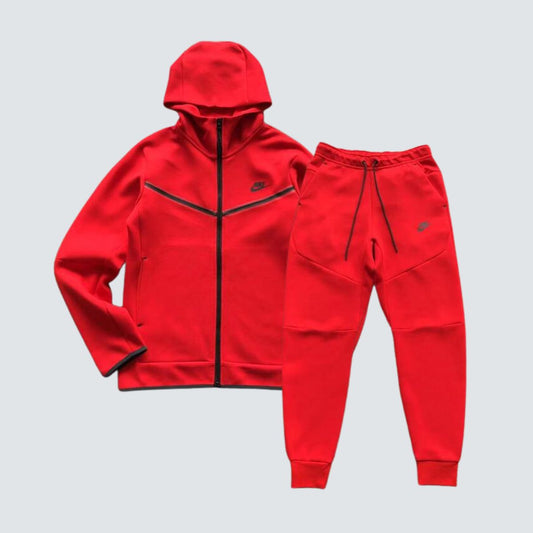 Conjunto Nike Tech Fleece Red
