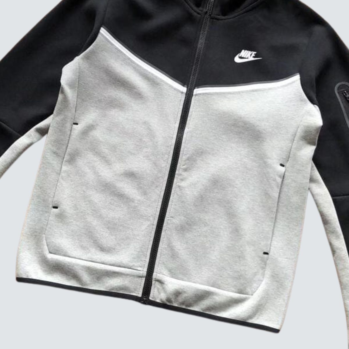 Conjunto Nike Tech Fleece Grey And Black