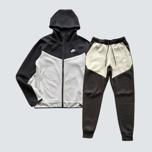 Conjunto Nike Tech Fleece Grey And Black