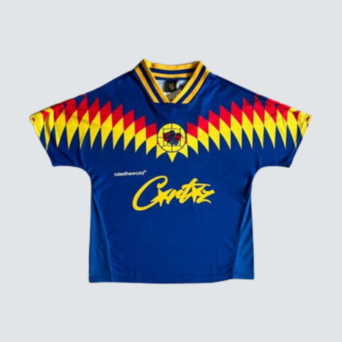Camiseta Corteiz Futebol Azul
