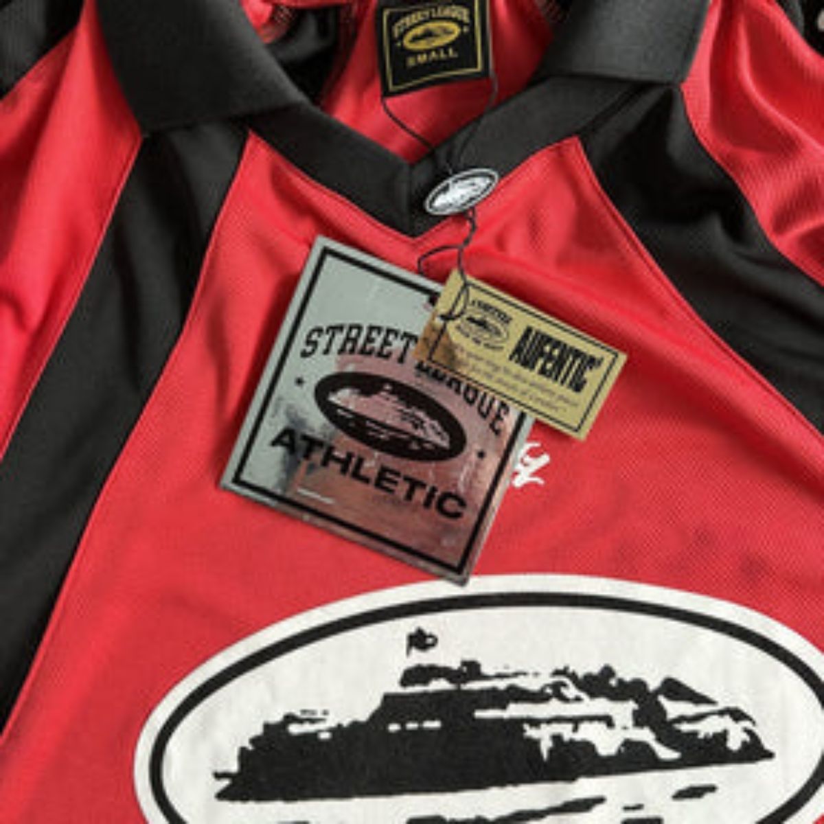 Camiseta Corteiz Futebol Red