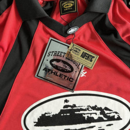 Camiseta Corteiz Futebol Red