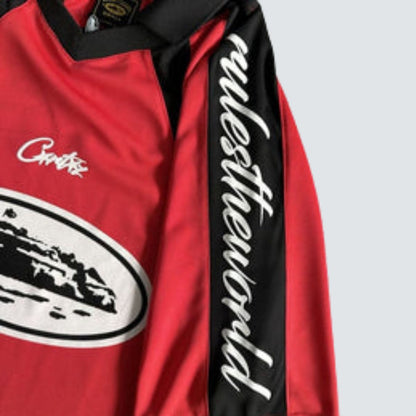 Camiseta Corteiz Futebol Red