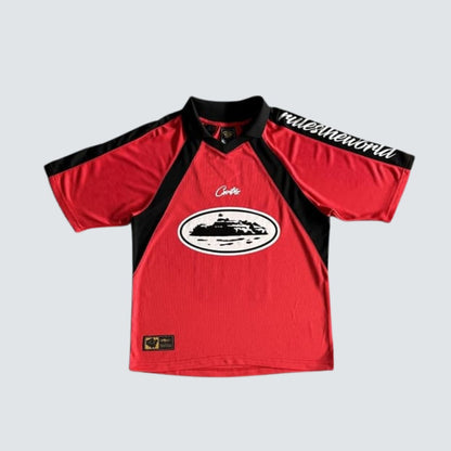 Camiseta Corteiz Futebol Red