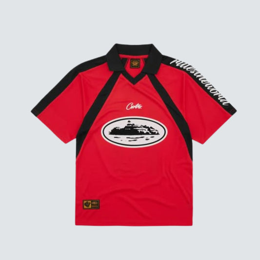 Camiseta Corteiz Futebol Red