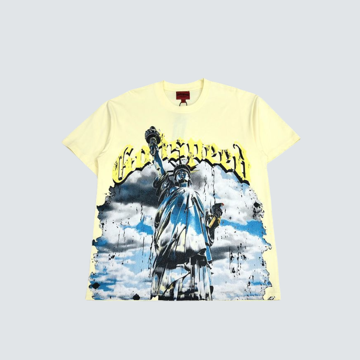 Camiseta Godspeed Statue Of Liberty White