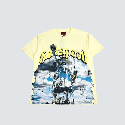 Camiseta Godspeed Statue Of Liberty White