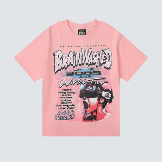 Camiseta Hellstar Brainwashed Pink