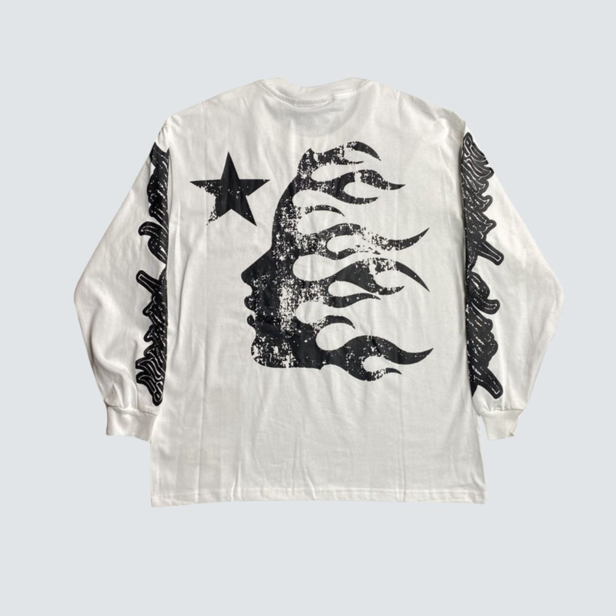 Camiseta Longsleeve Hellstar Victory Within White