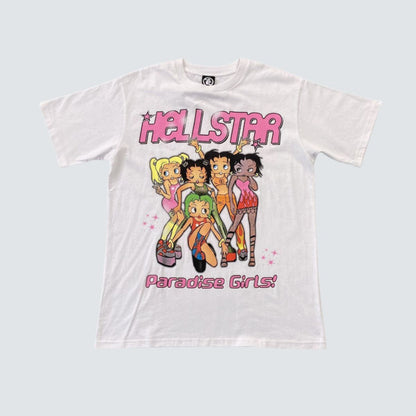 Camiseta Hellstar Paradise Girls White