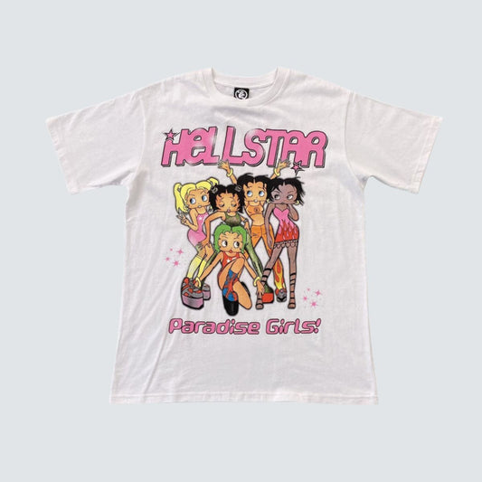 Camiseta Hellstar Paradise Girls White