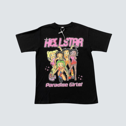 Camiseta Hellstar Paradise Girls Black