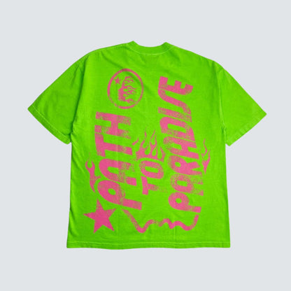 Camiseta Hellstar Jesus Emblem Green