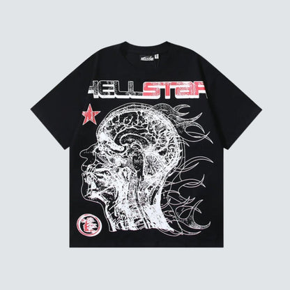 Camiseta Hellstar Human Development Black