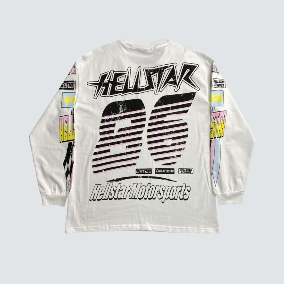 Camiseta Longsleeve Hellstar Brain Racer 86
