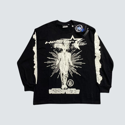 Camiseta Longsleeve Hellstar Victory Within Black