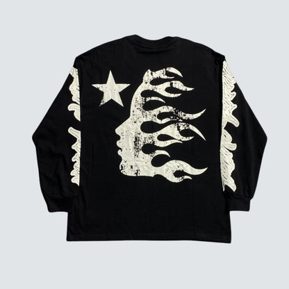 Camiseta Longsleeve Hellstar Victory Within Black