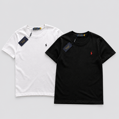Kit 2 Camisetas Slim Polo Ralph Lauren