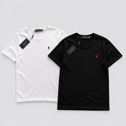 Kit 2 Camisetas Slim Polo Ralph Lauren