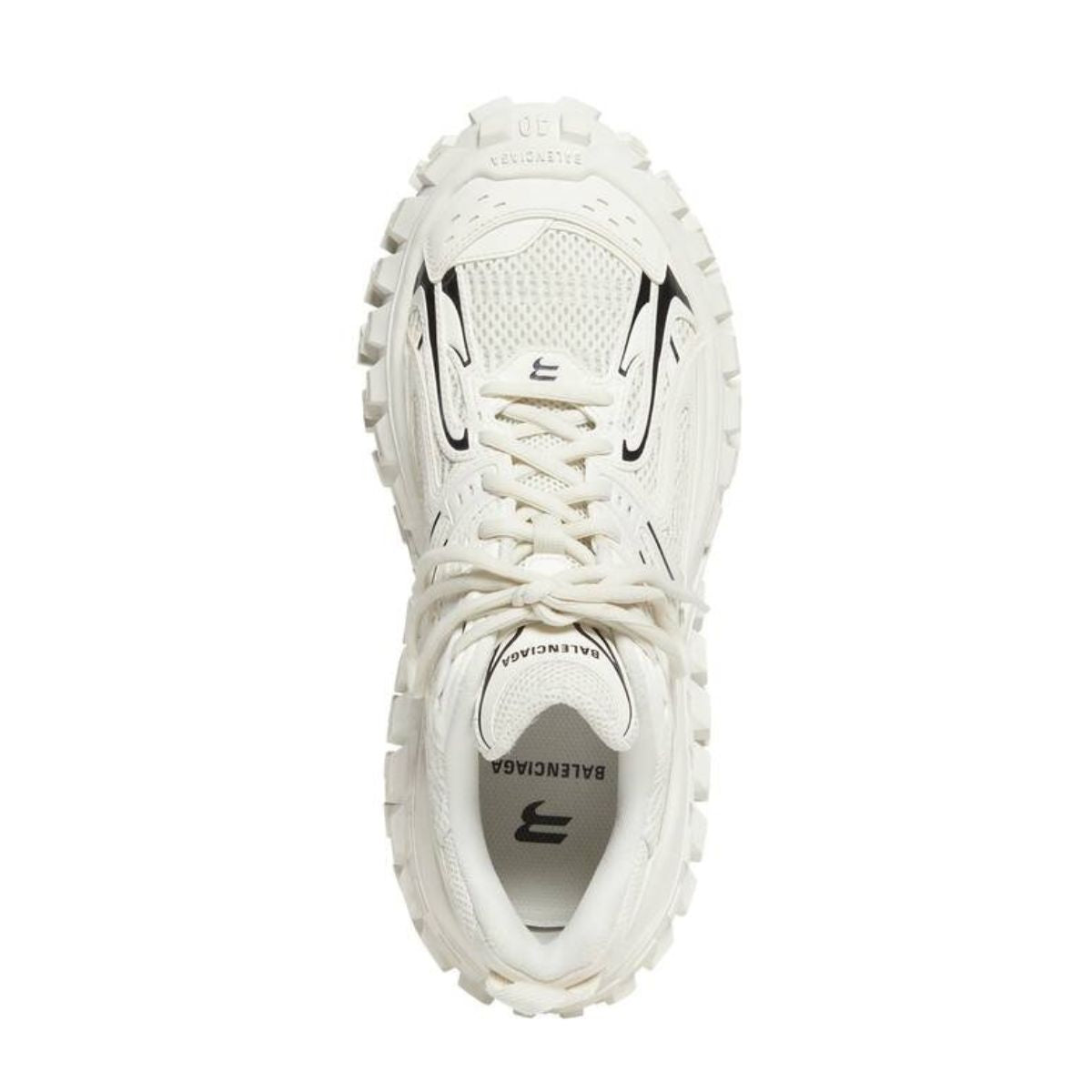 Balenciaga Defender White Silver