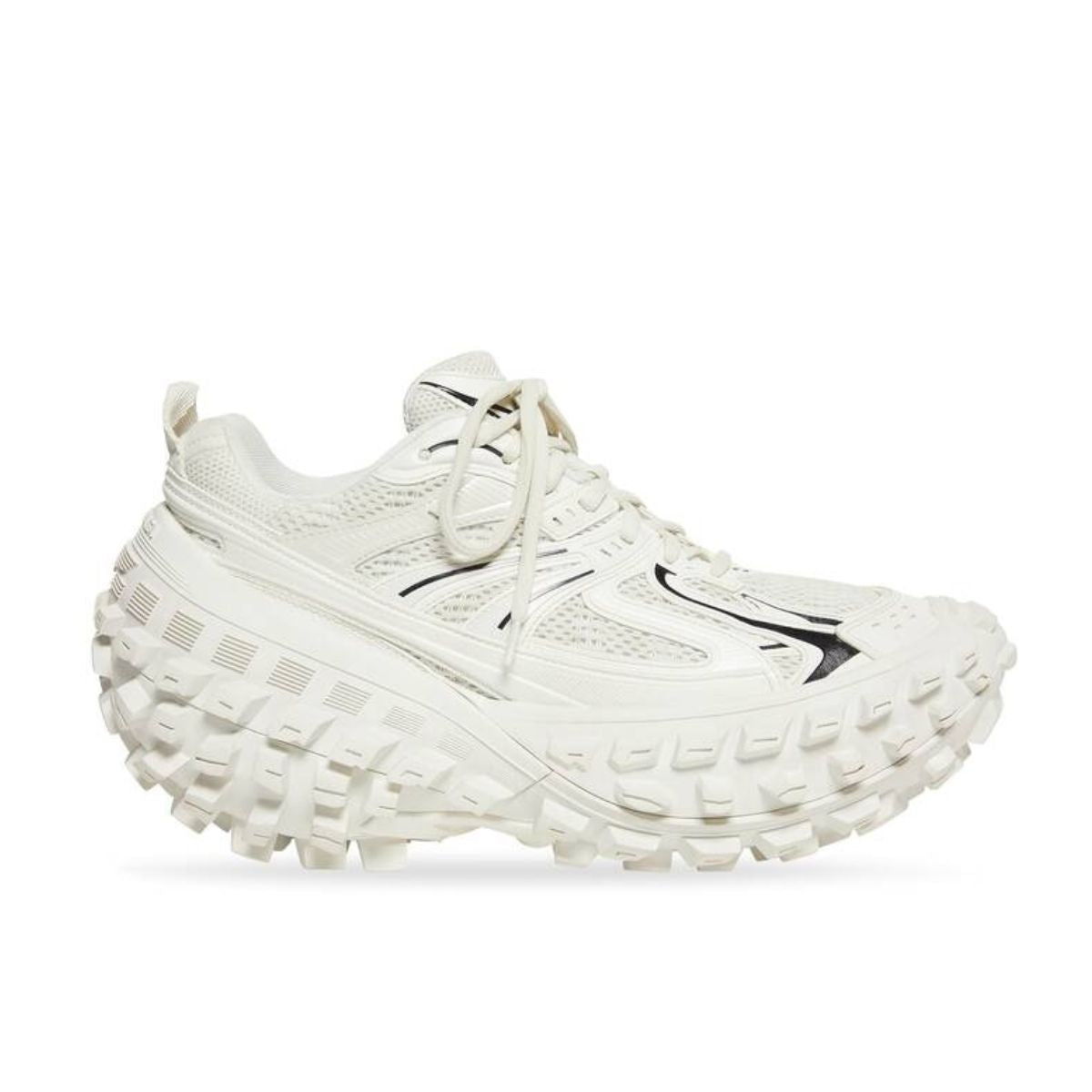 Balenciaga Defender White Silver