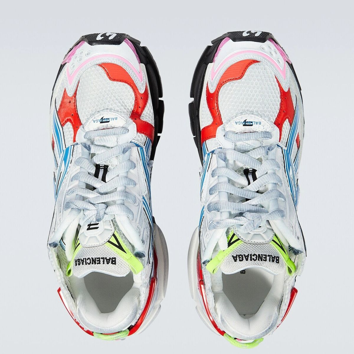 Balenciaga Runner White Red Blue Pink