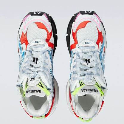 Balenciaga Runner White Red Blue Pink
