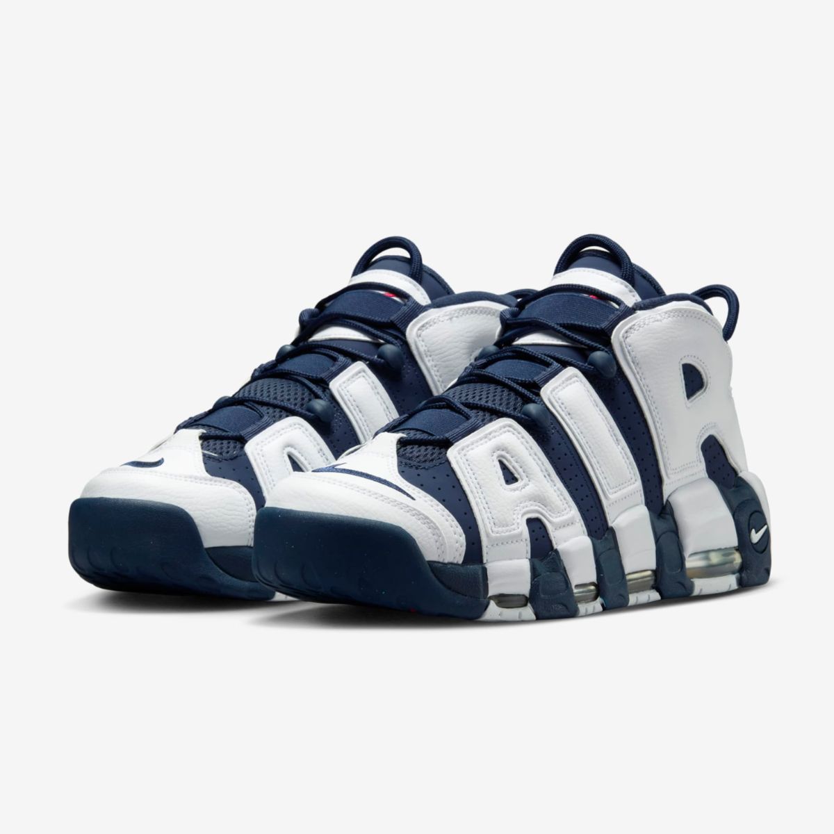 Air More Uptempo Blue And White