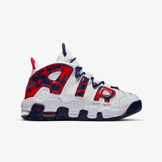 Air More Uptempo Red And White