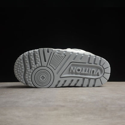 Louis Vuitton Trainer Monogram Grey White