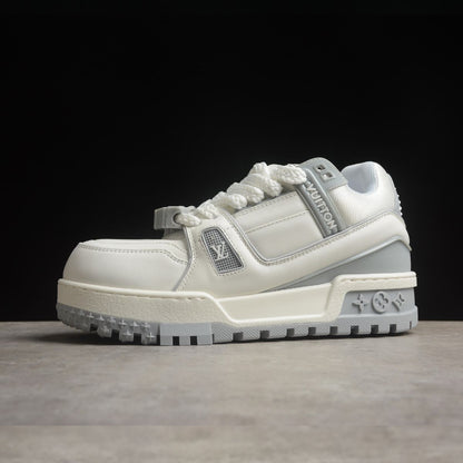 Louis Vuitton Trainer Monogram Grey White