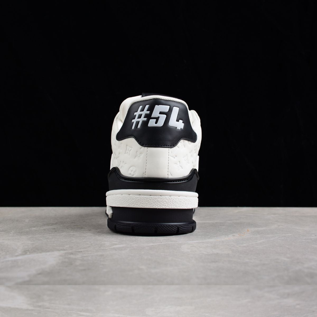 Louis Vuitton Trainer Monogram Black And White