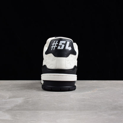 Louis Vuitton Trainer Monogram Black And White
