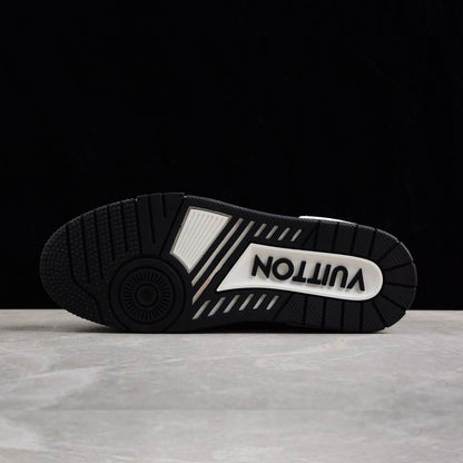 Louis Vuitton Trainer Monogram Black And White