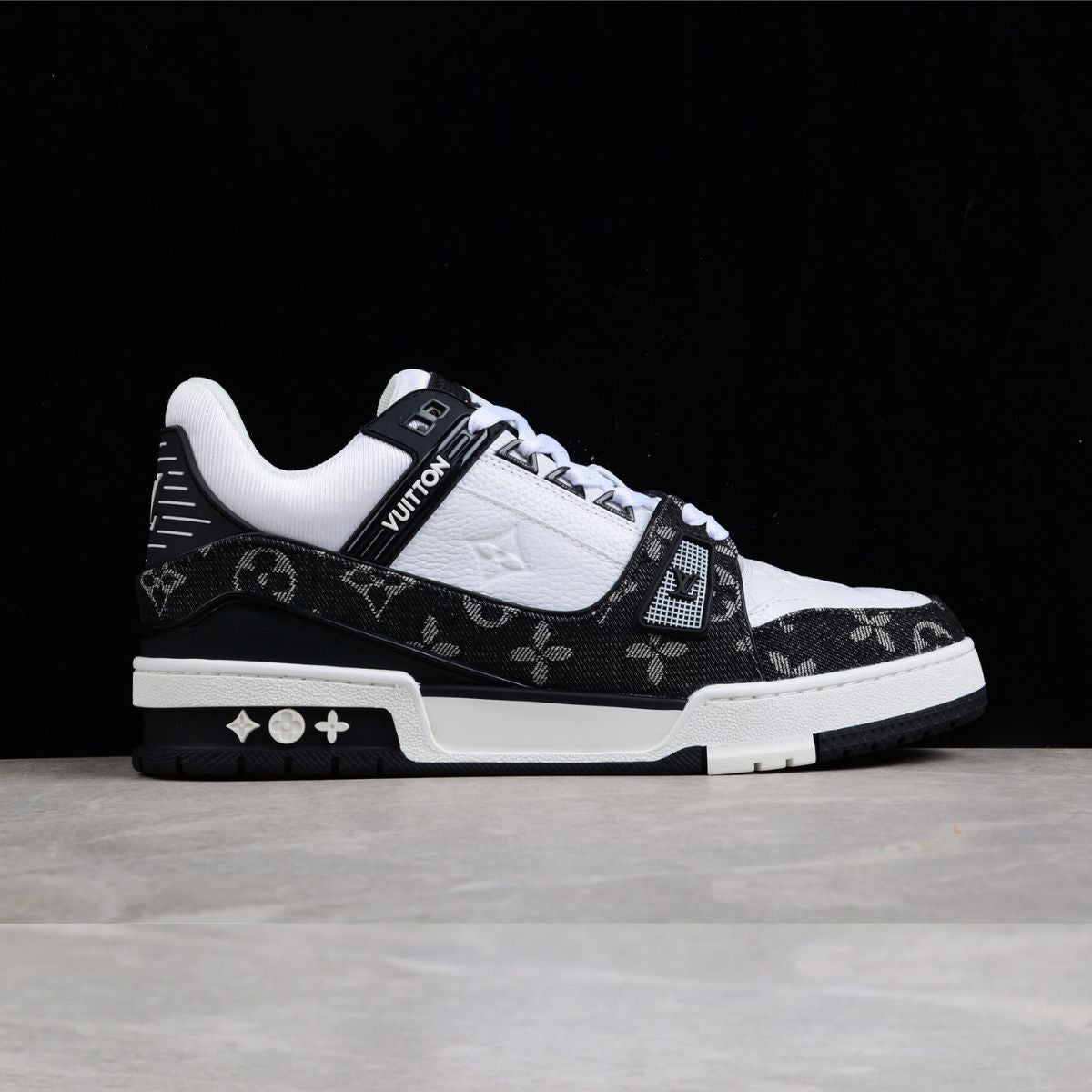 Louis Vuitton Trainer Monogram Denim Black