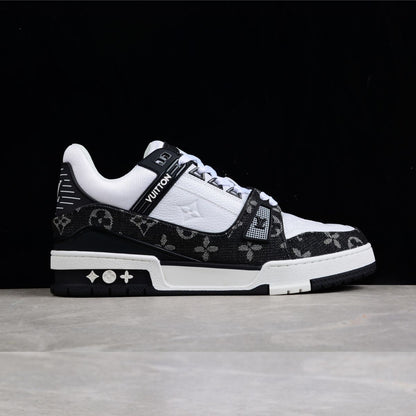 Louis Vuitton Trainer Monogram Denim Black