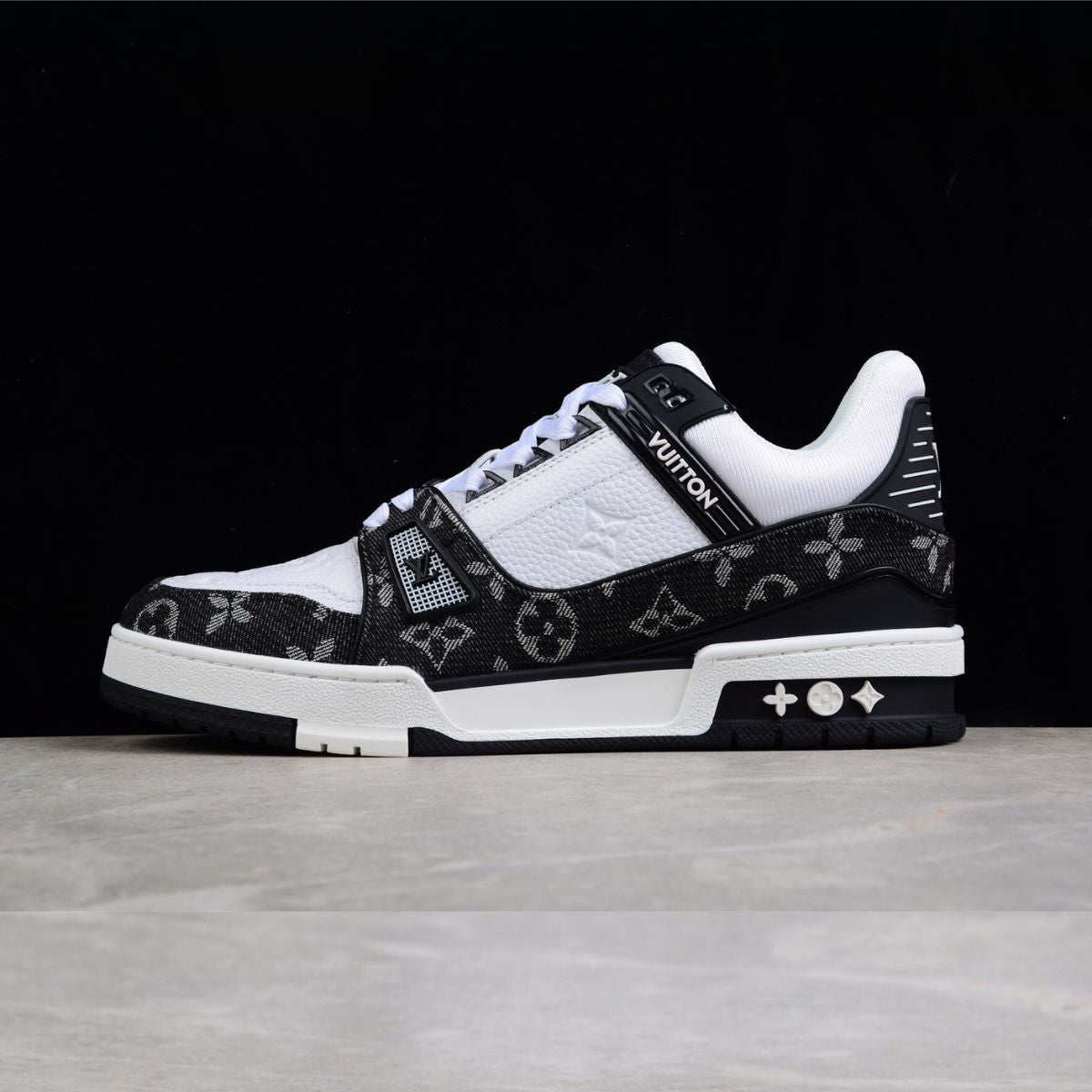 Louis Vuitton Trainer Monogram Denim Black