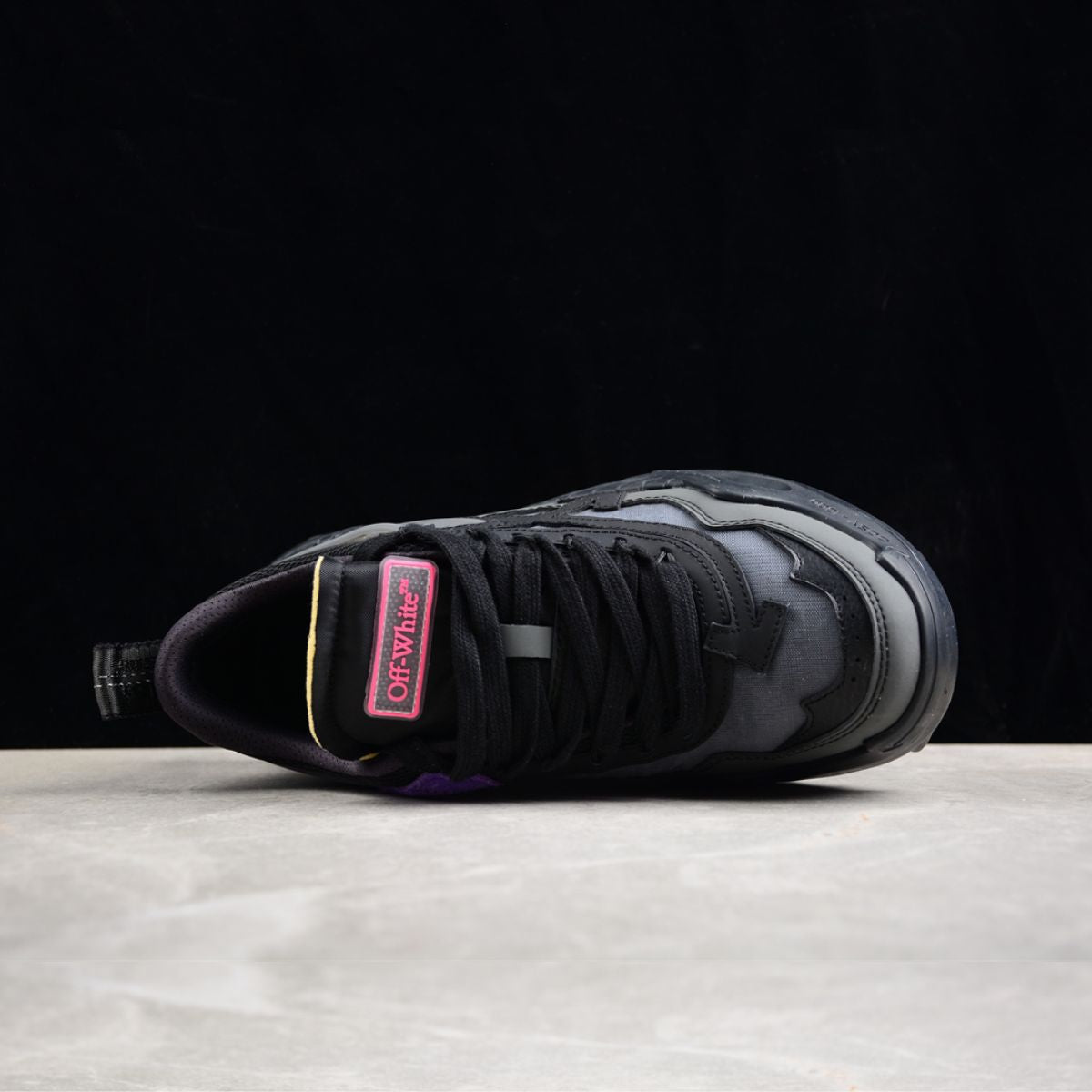 Off-White 1000 Odsy Leather Black And Grey