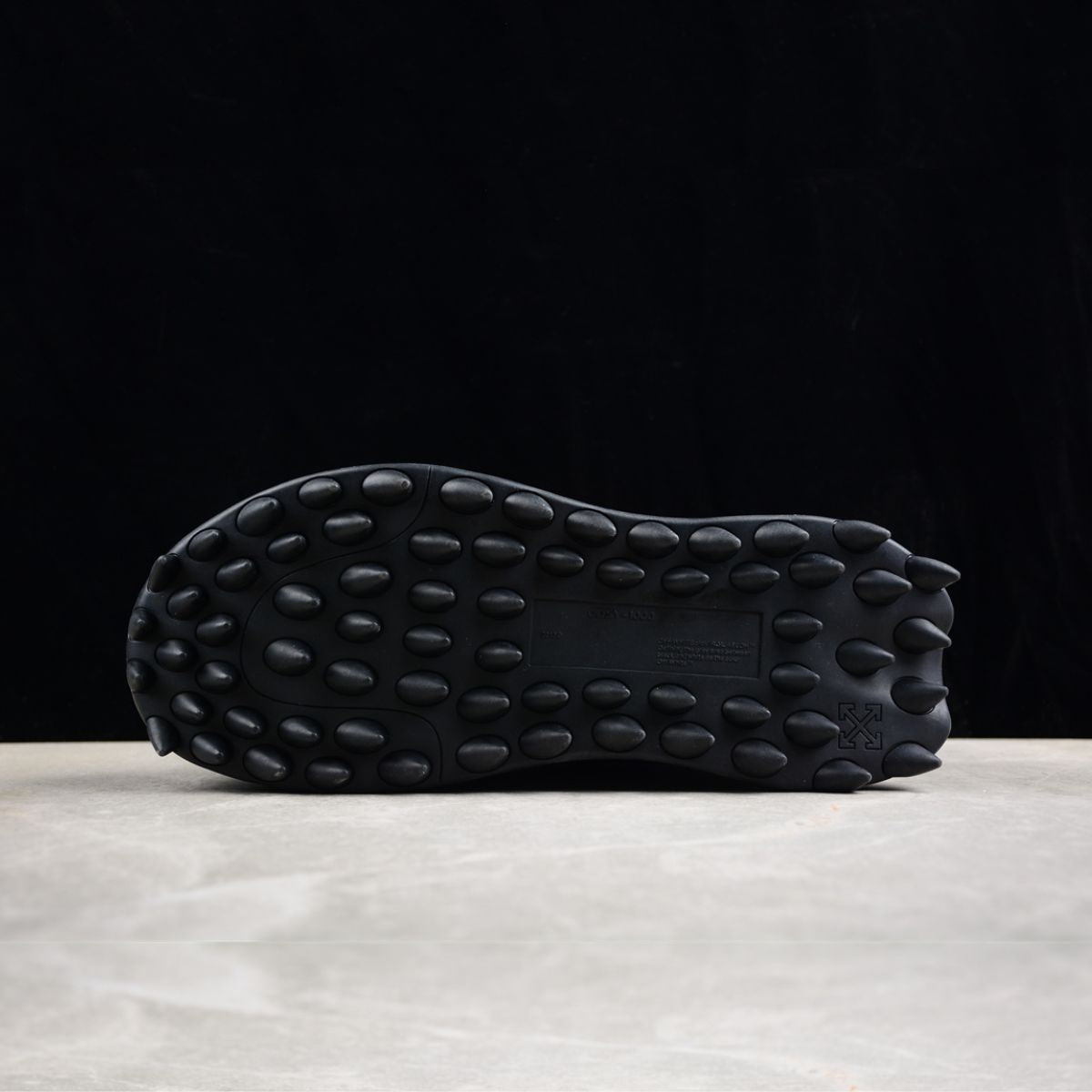 Off-White 1000 Odsy Leather Black And Grey